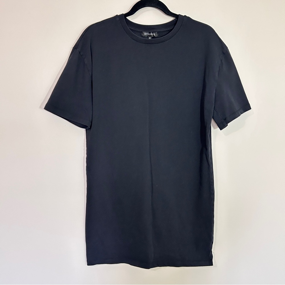 Dynamite Crewneck T-Shirt Mini Dress Sz M - Picture 2 of 5